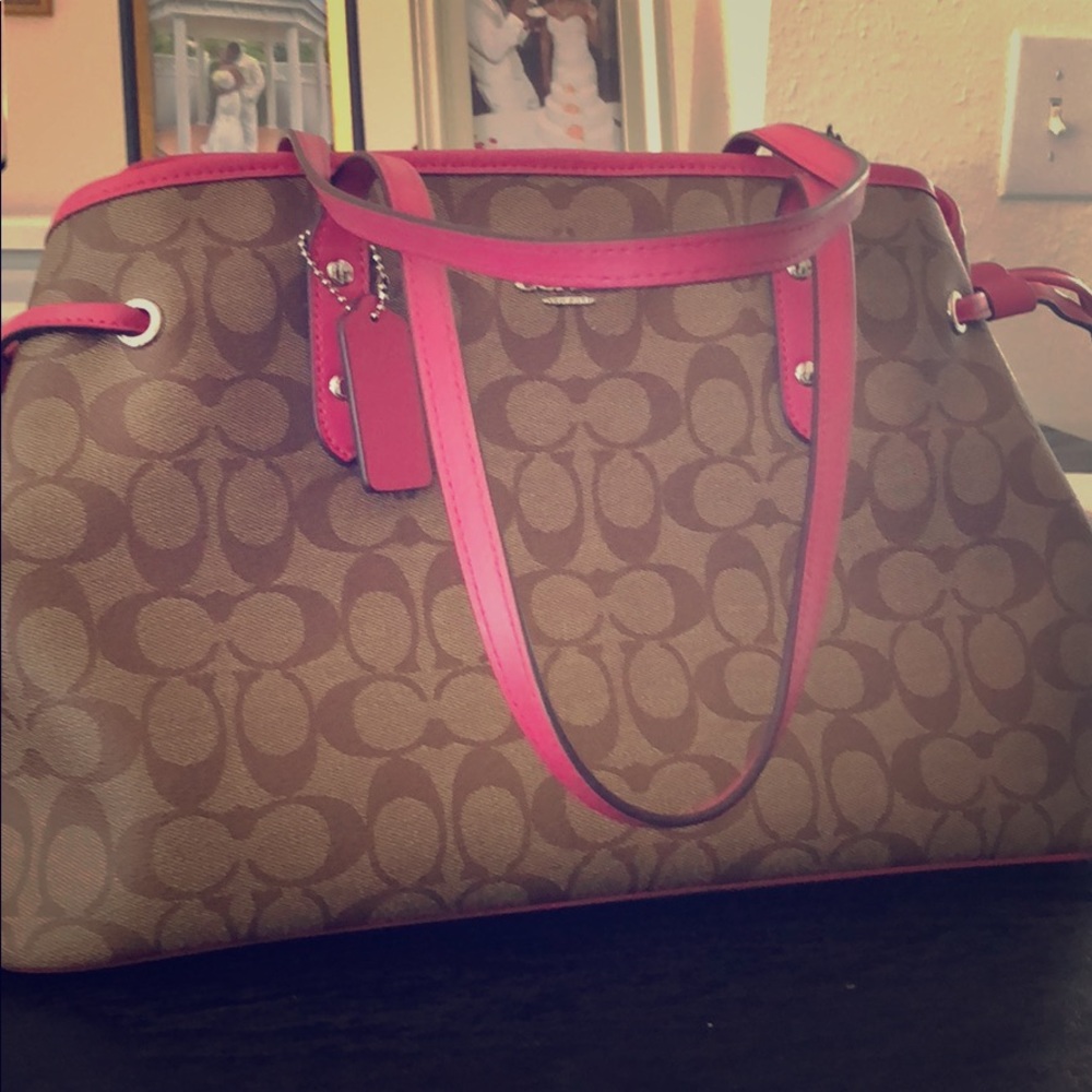 New Coach (pink signature)